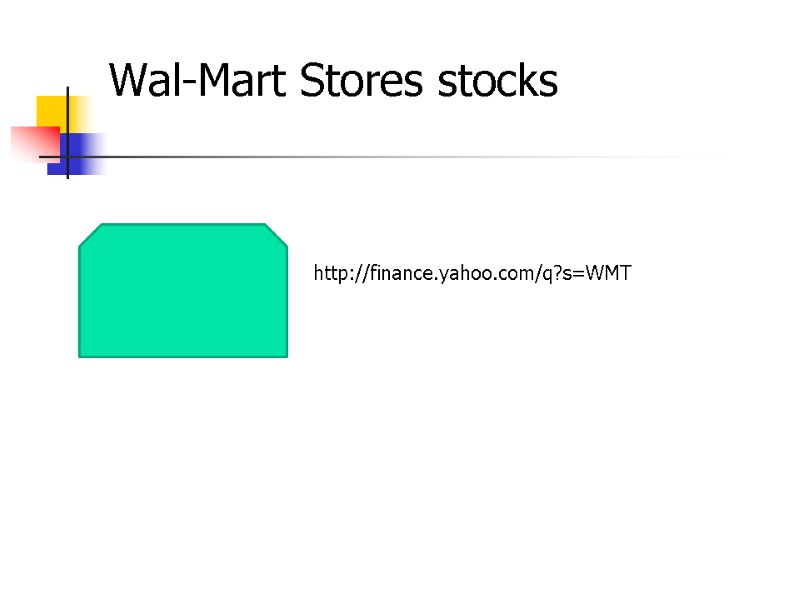 Wal-Mart Stores stocks  http://finance.yahoo.com/q?s=WMT
